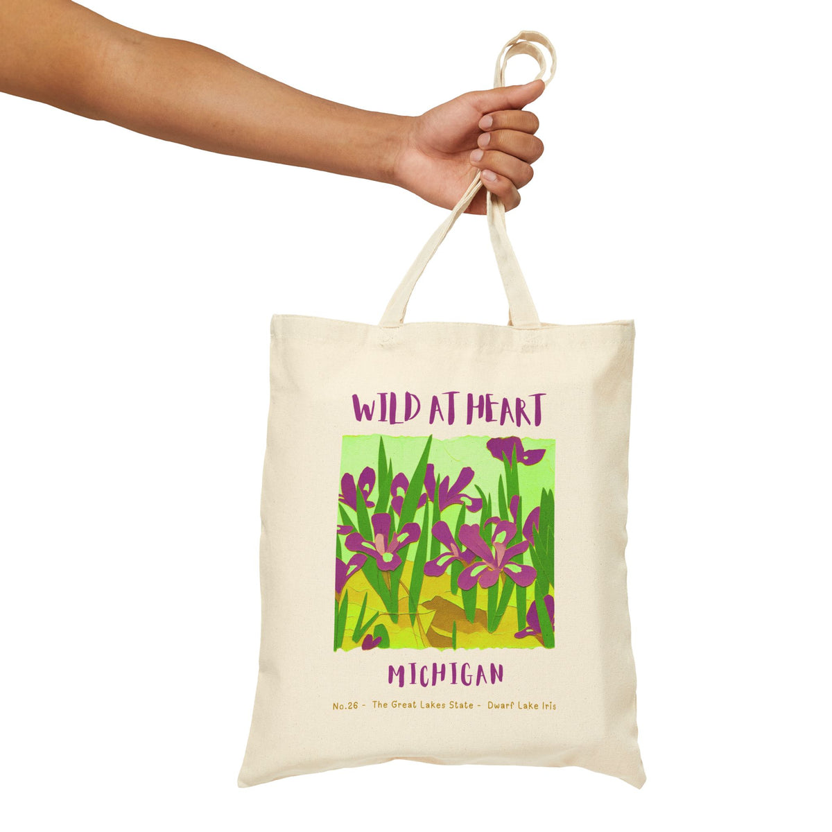Wild at Heart Michigan Tote Bag