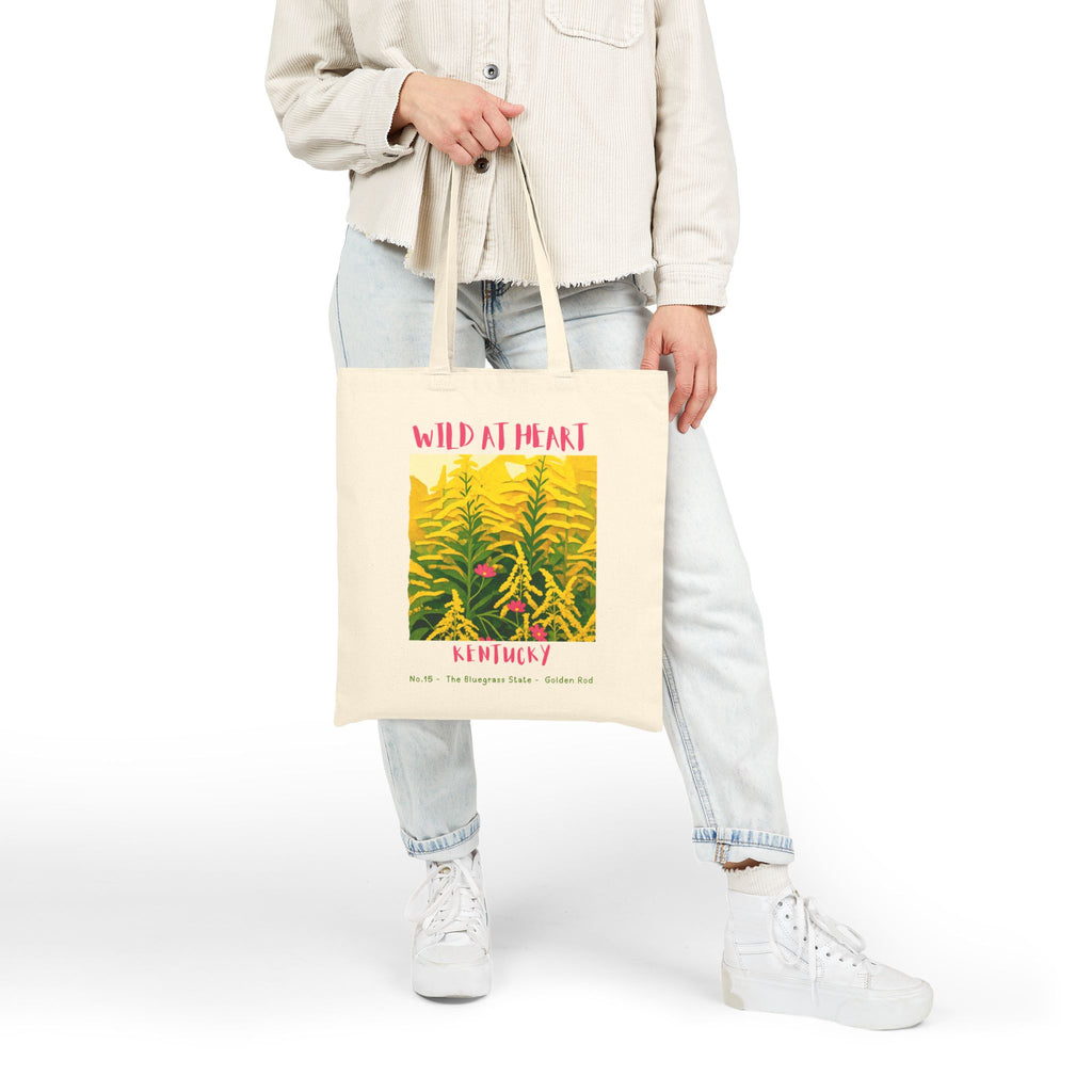 Wild at Heart Kentucky Tote Bag – Canvas Nature Explorer Tote, Kids Adventure Gift
