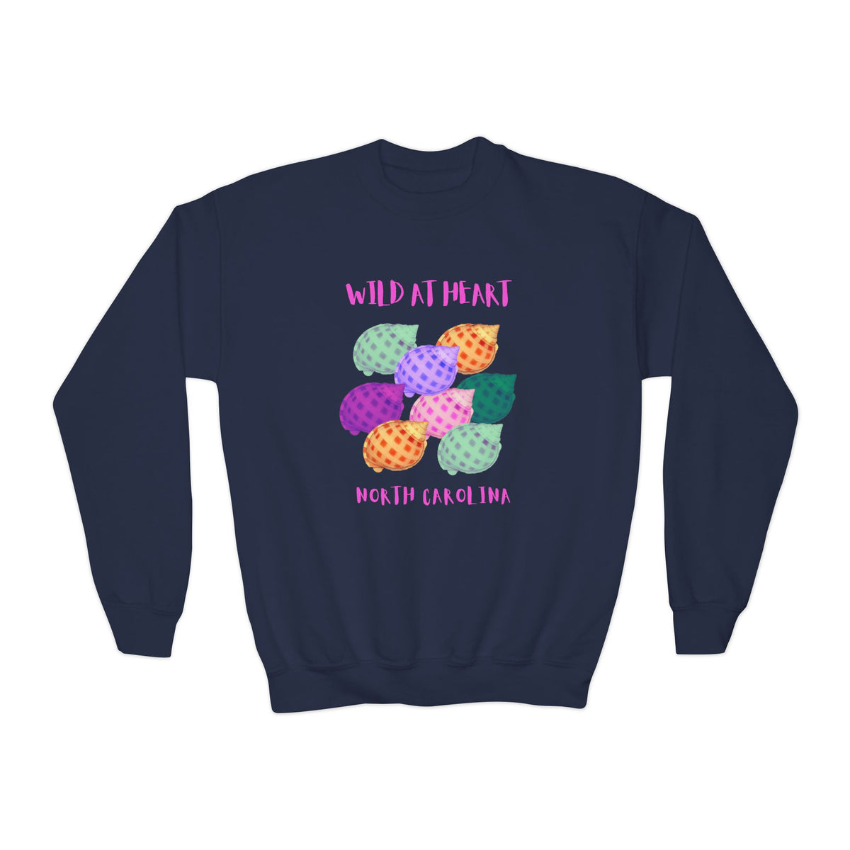 North Carolina Wild at Heart Youth Crewneck Sweatshirt