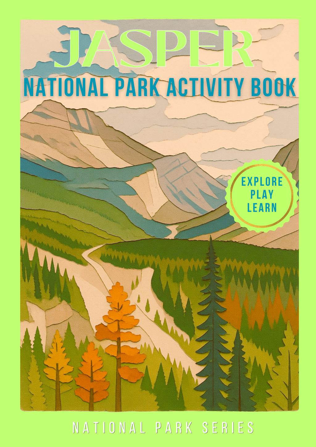 Jasper National Park Activity Book for Kids