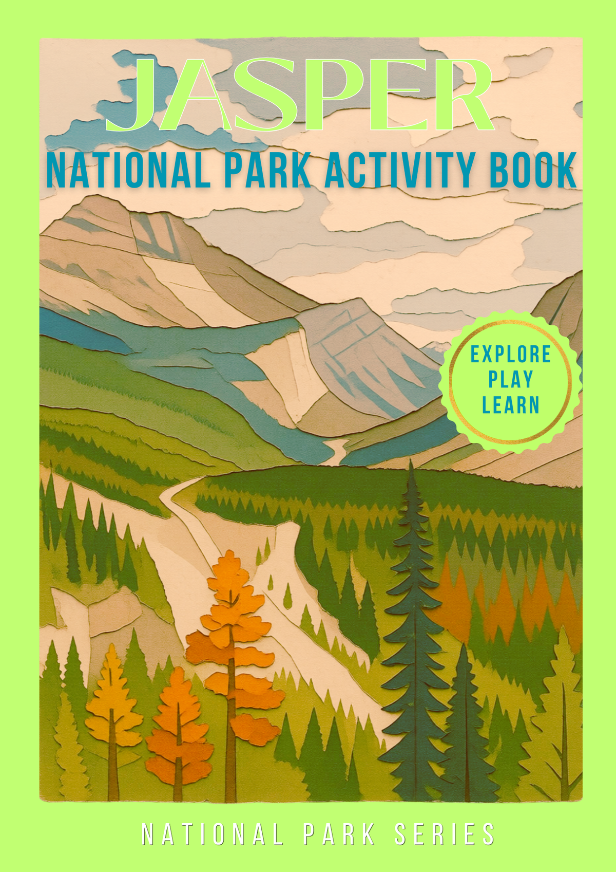 Jasper National Park Activity Book for Kids