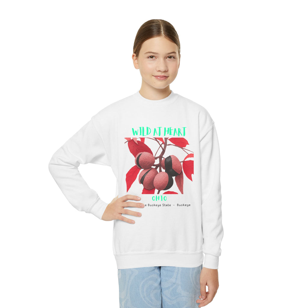 Ohio Wild at Heart Youth Crewneck Sweatshirt