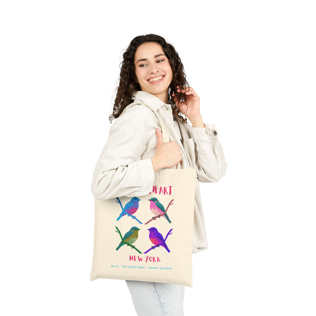 Wild at Heart New York Tote Bag – Canvas Nature Explorer Tote, Kids Adventure Gift