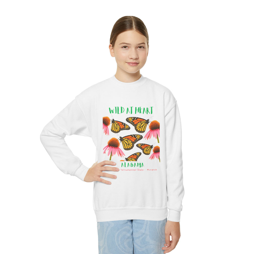 Alabama Wild at Heart Youth Crewneck Sweatshirt