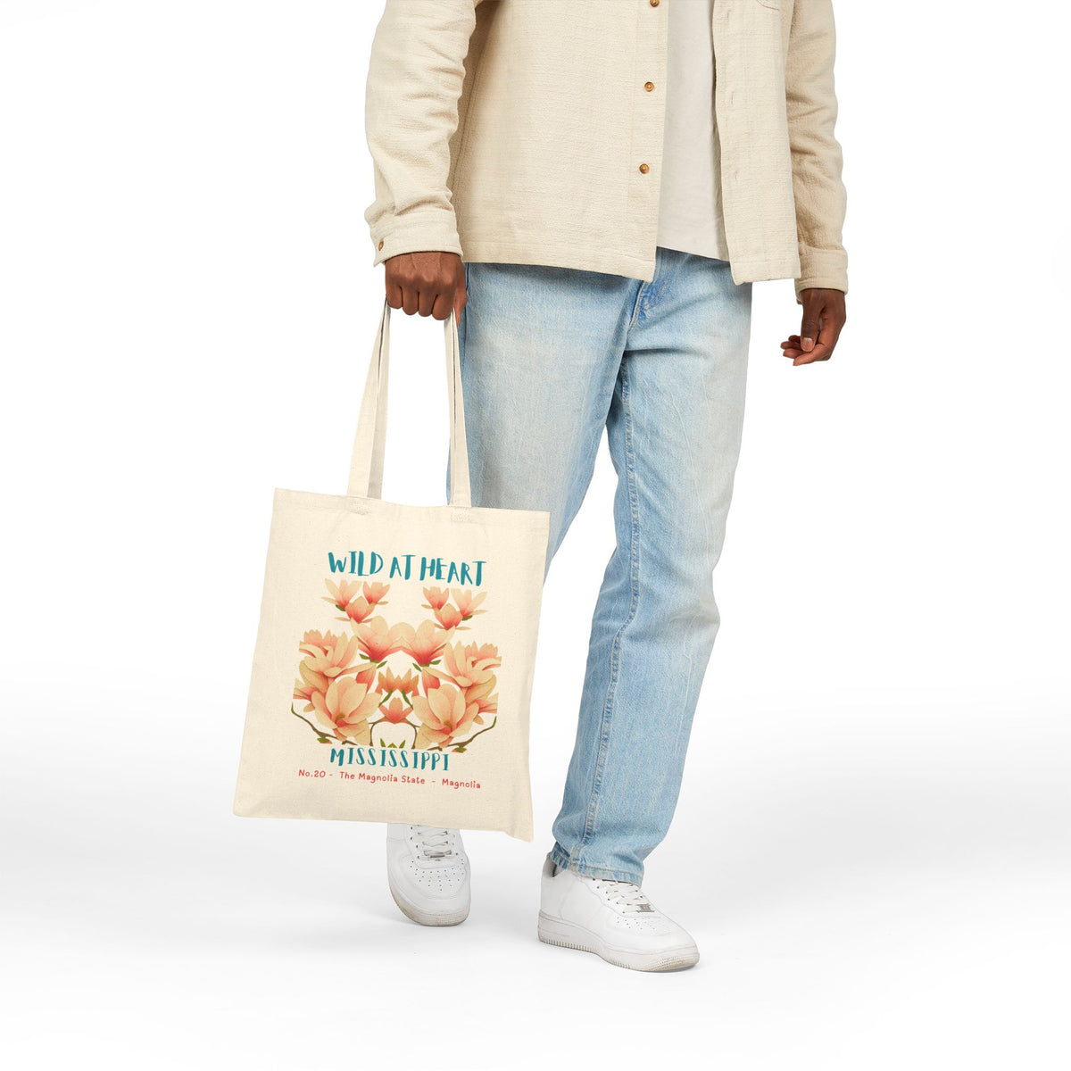 Mississippi Wild at Heart Tote Bag