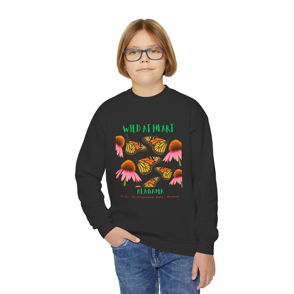 Alabama Wild at Heart Youth Crewneck Sweatshirt