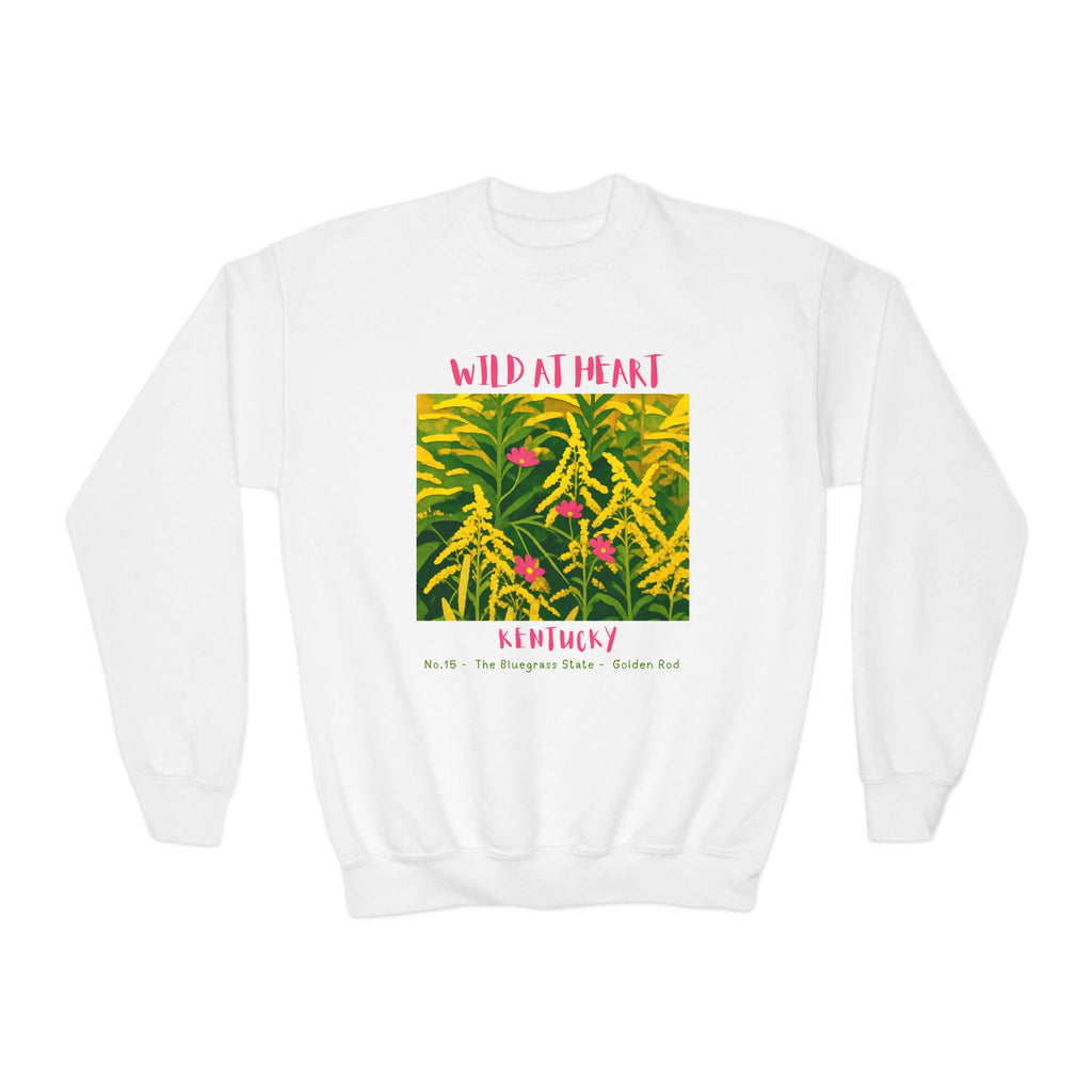 Kentucky Wild at Heart Youth Crewneck Sweatshirt
