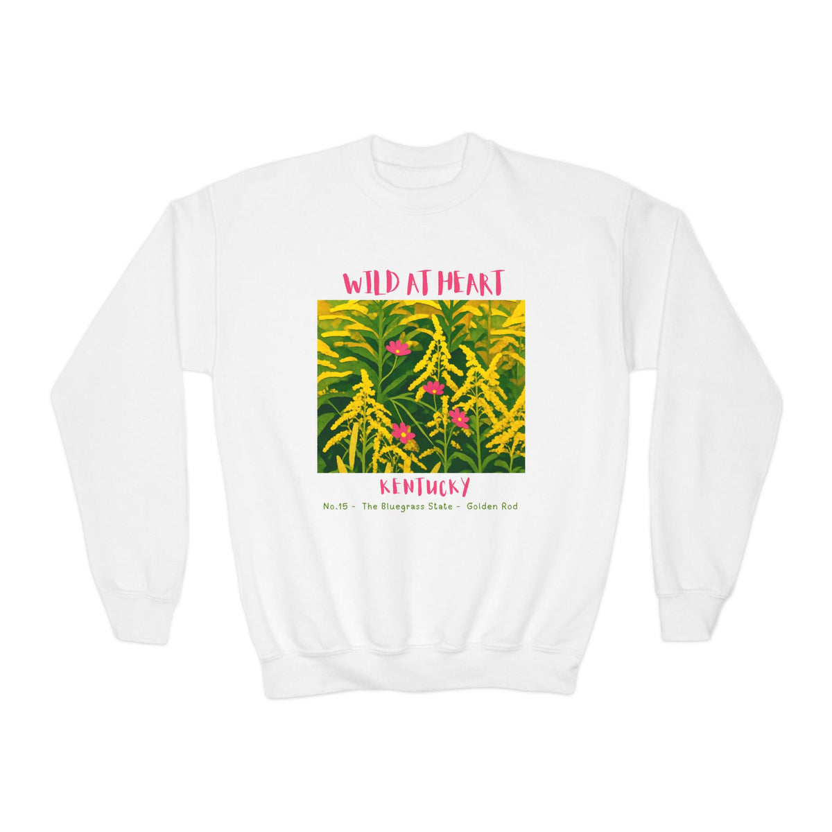 Kentucky Wild at Heart Youth Crewneck Sweatshirt