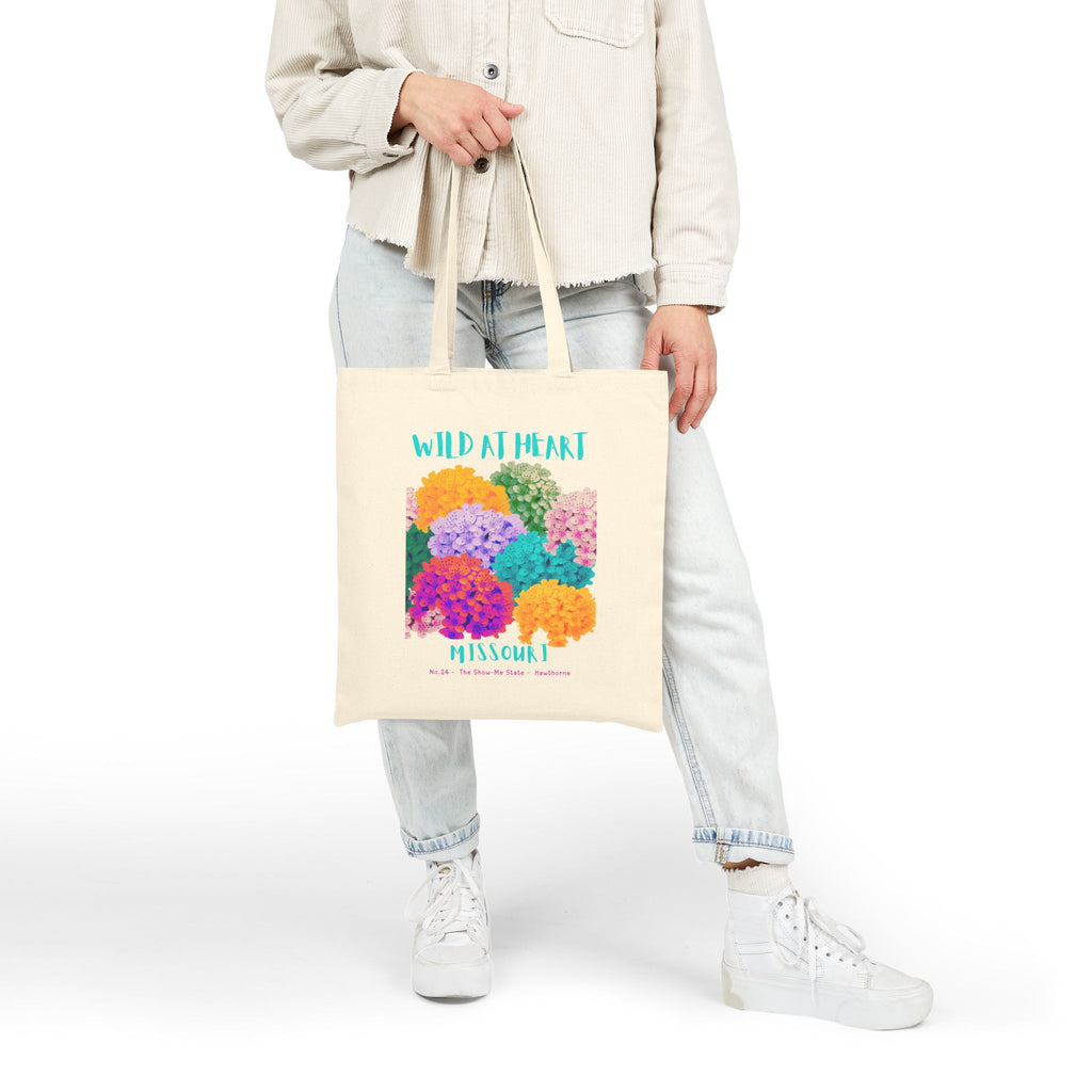 Wild at Heart Missouri Tote Bag – Canvas Nature Explorer Tote, Kids Adventure Gift