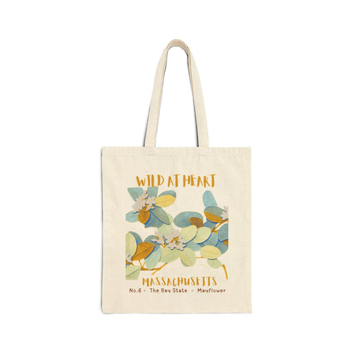 Massachusetts Wild at Heart Tote Bag