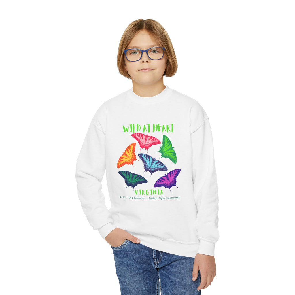 Virginia Wild at Heart Youth Crewneck Sweatshirt