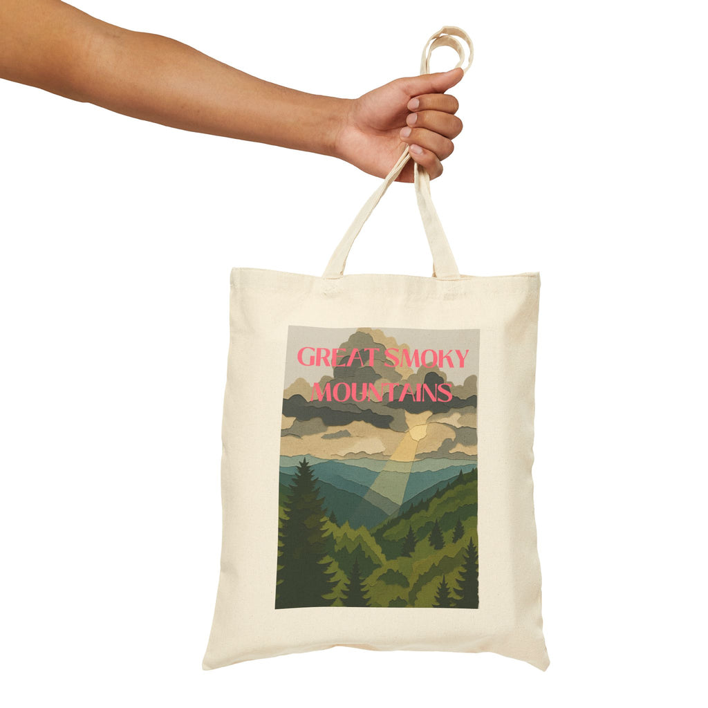 Wild at Heart Great Smoky Mountains Tote Bag – Canvas Tote, Kids Adventure Gift