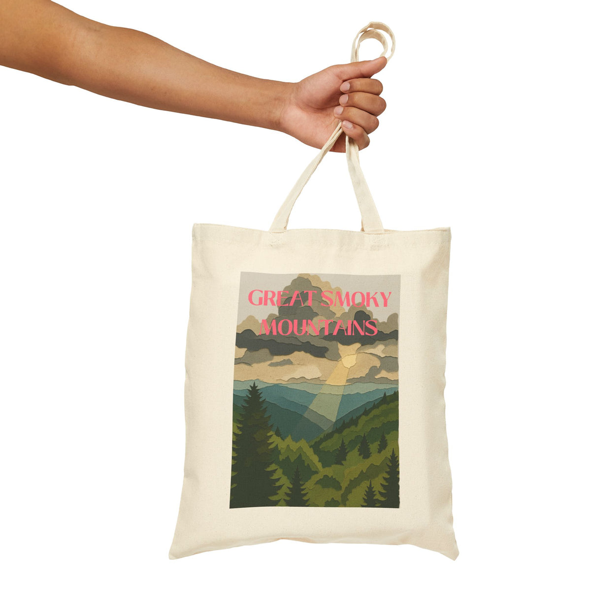 Wild at Heart Great Smoky Mountains Tote Bag – Canvas Tote, Kids Adventure Gift