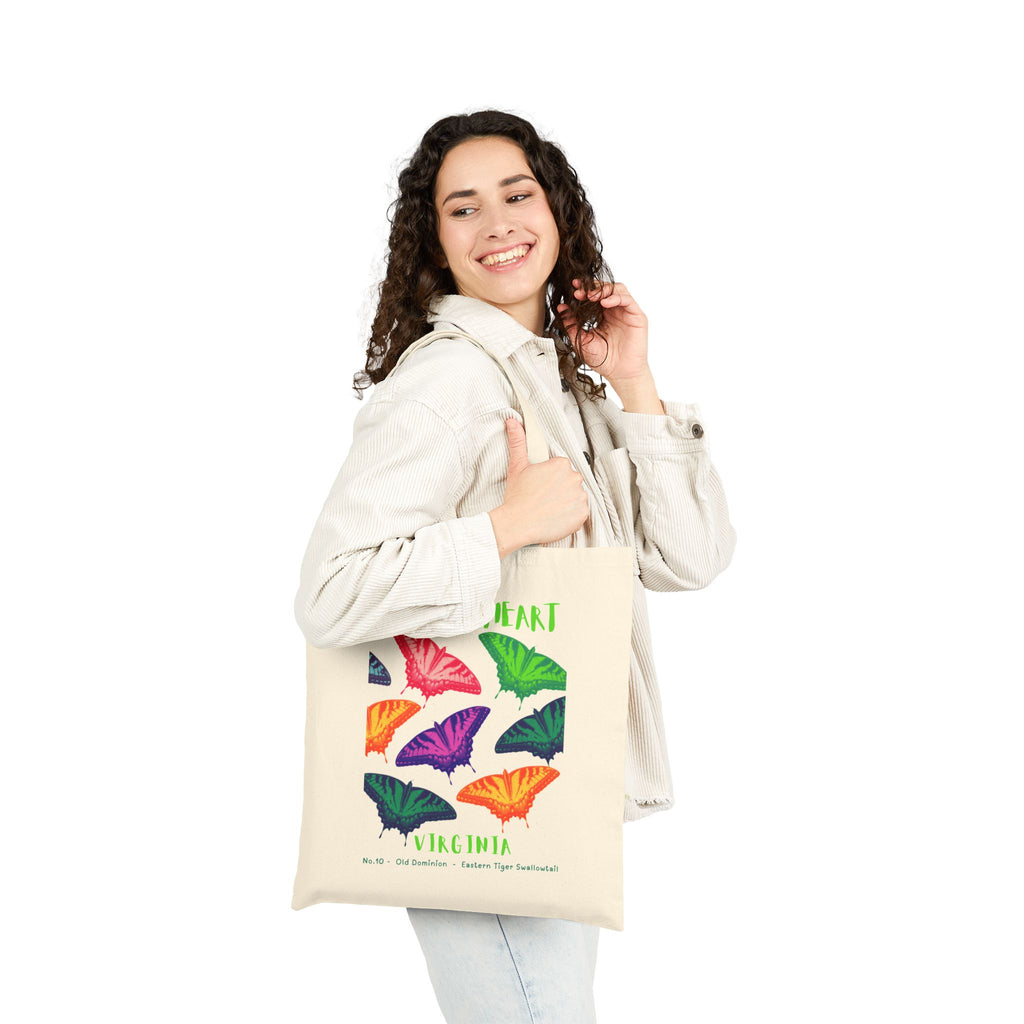 Wild at Heart Virginia Tote Bag – Canvas Nature Explorer Tote, Kids Adventure Gift