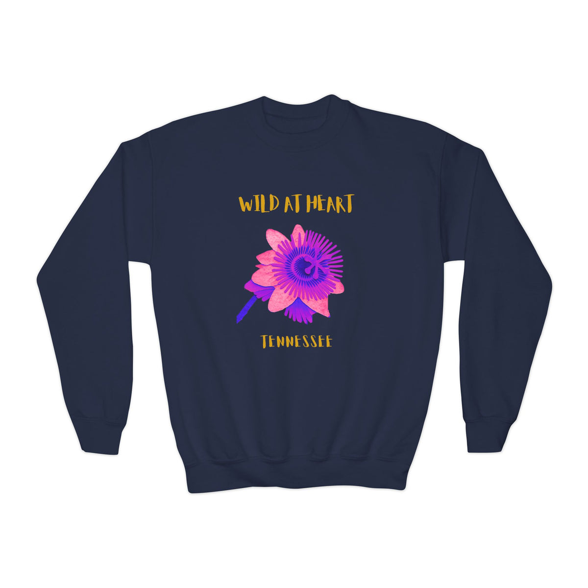 Tennessee Wild at Heart Youth Crewneck Sweatshirt