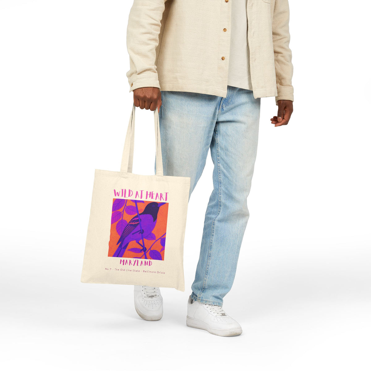Maryland Wild at Heart Tote Bag