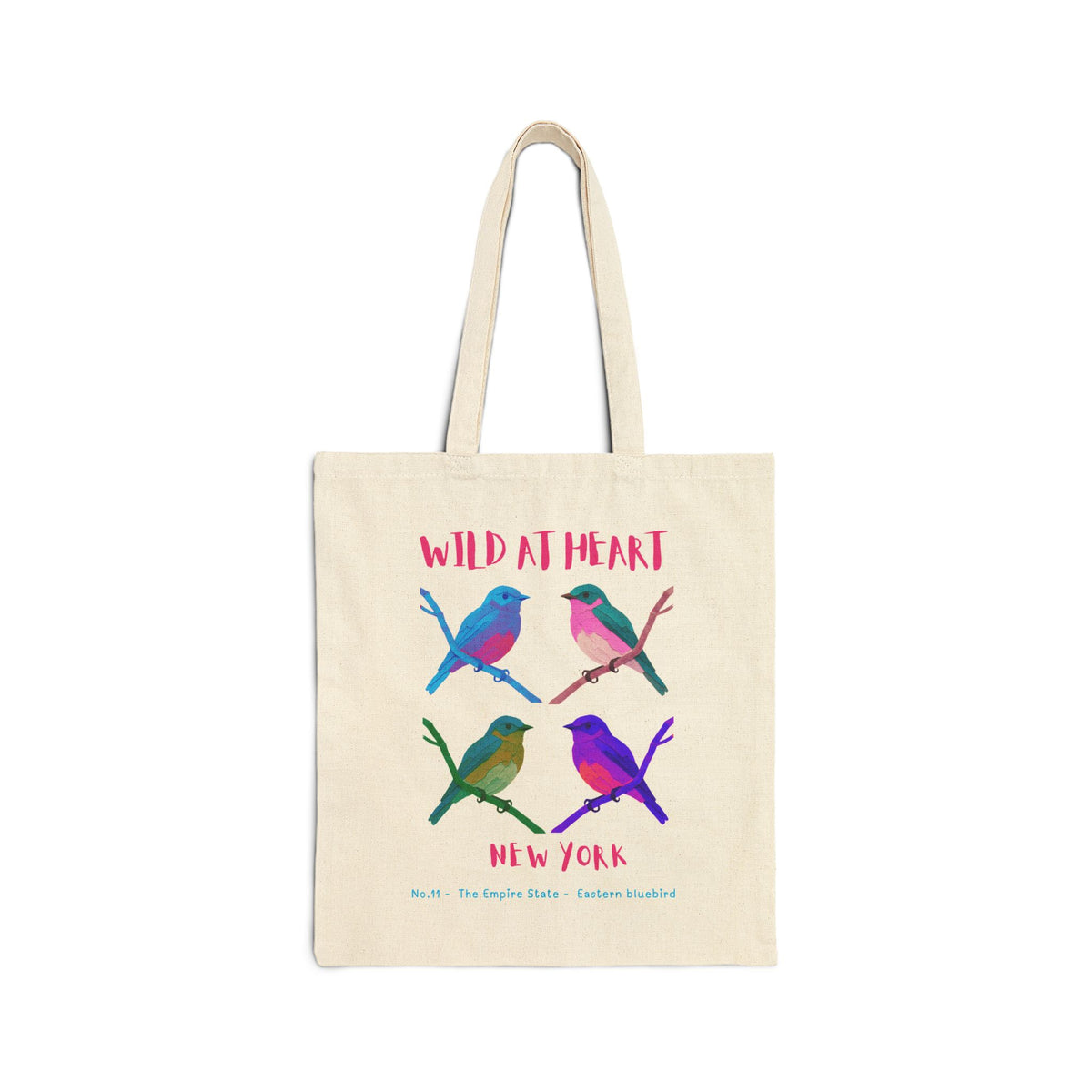 Wild at Heart New York Tote Bag – Canvas Nature Explorer Tote, Kids Adventure Gift