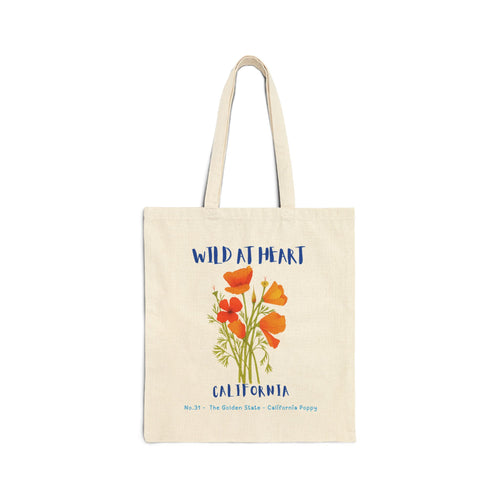 California Wild at Heart Tote Bag