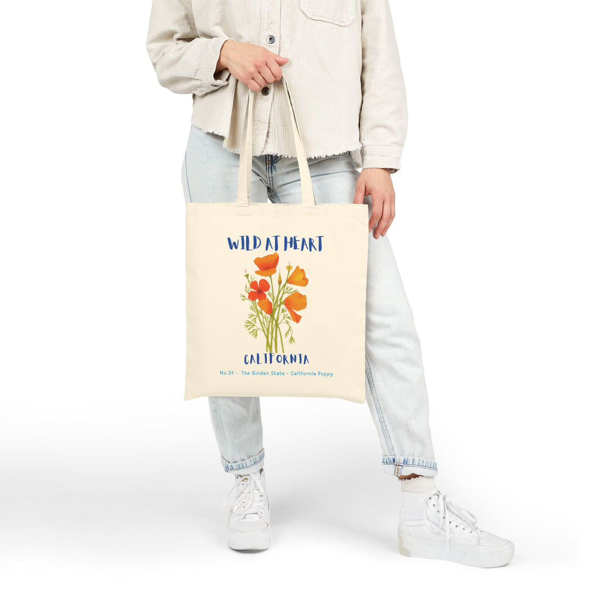 California Wild at Heart Tote Bag