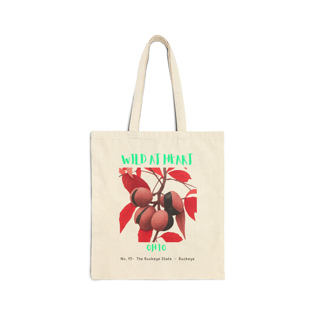 Wild at Heart Ohio Tote Bag – Canvas Nature Explorer Tote, Kids Adventure Gift