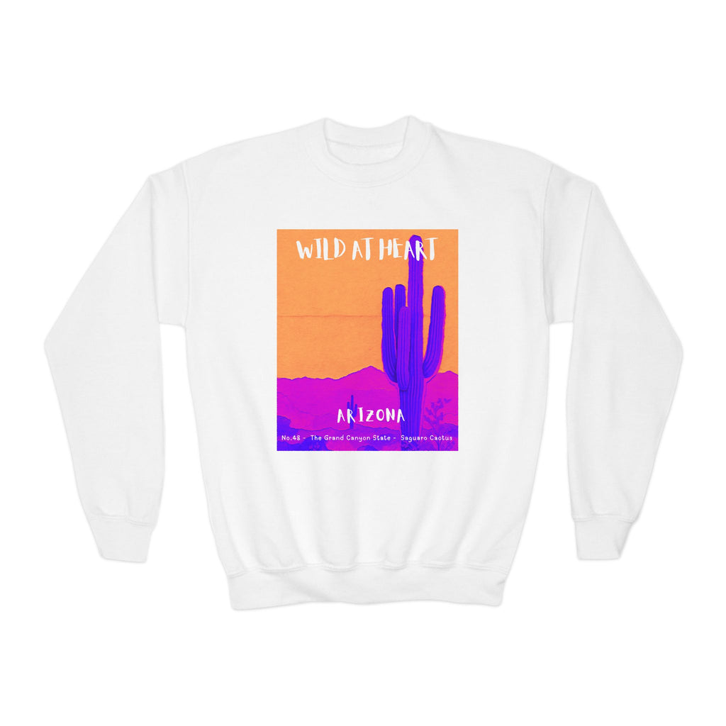Arizona Wild at Heart Youth Crewneck Sweatshirt