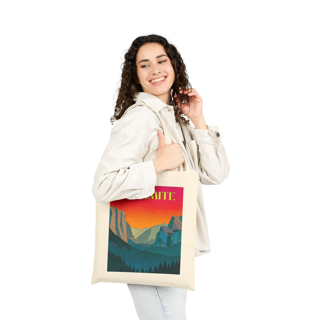 Wild At Heart Yosemite Tote Bag — Vintage National Park Canvas Tote