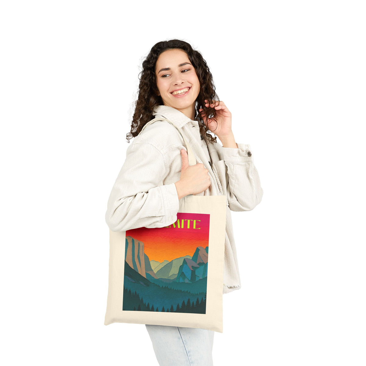 Wild At Heart Yosemite Tote Bag — Vintage National Park Canvas Tote