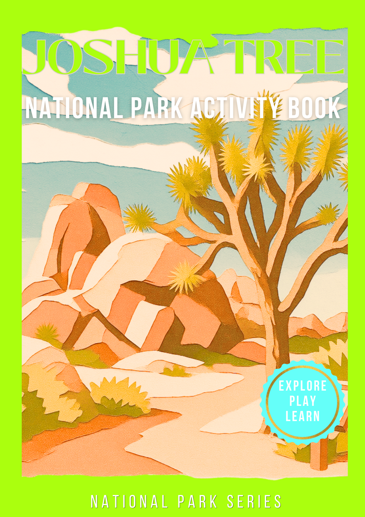 Joshua Tree National Park Activity Book for Kids