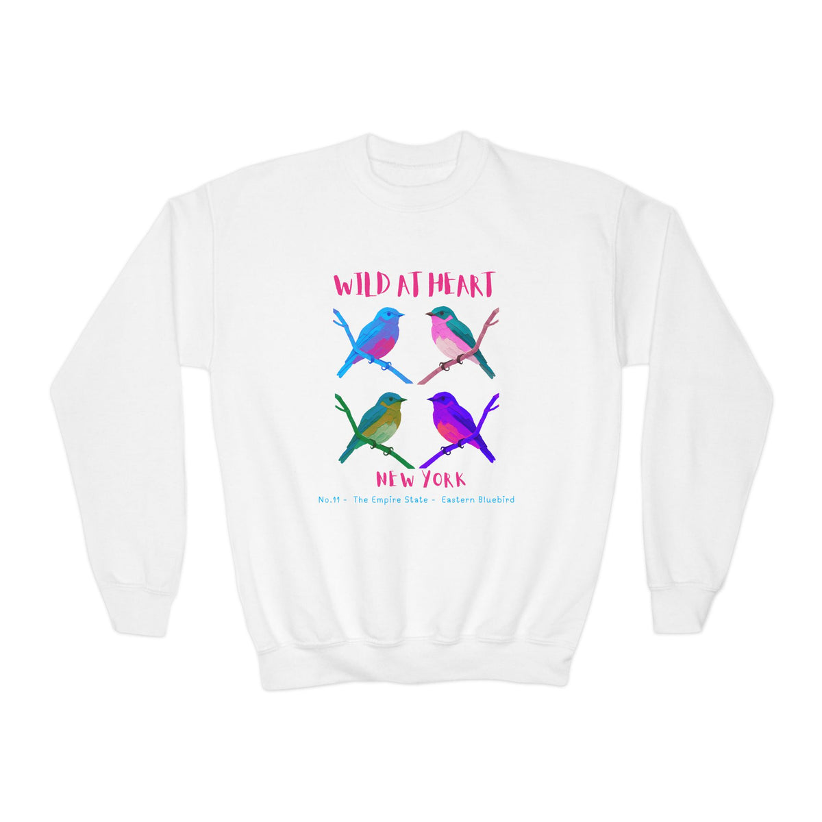 New York Wild at Heart Youth Crewneck Sweatshirt