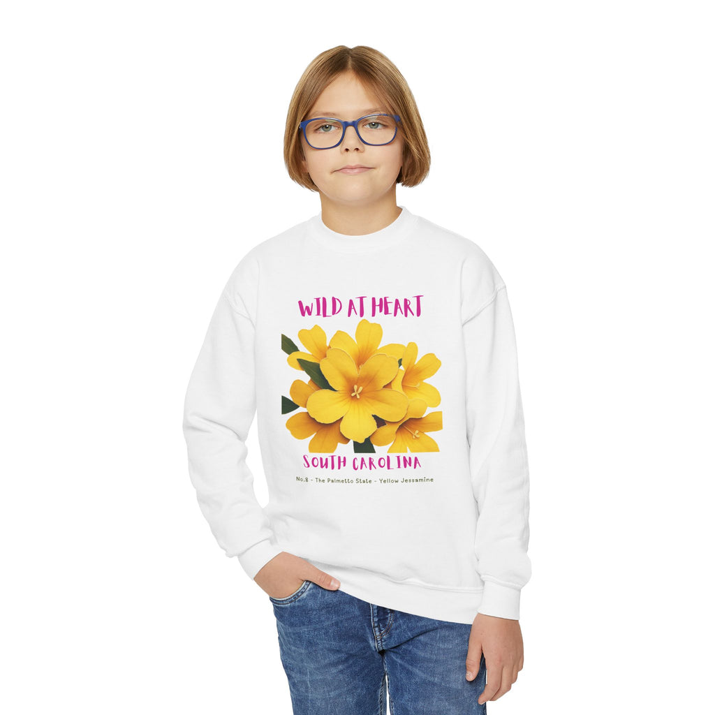 South Carolina Wild at Heart Youth Crewneck Sweatshirt