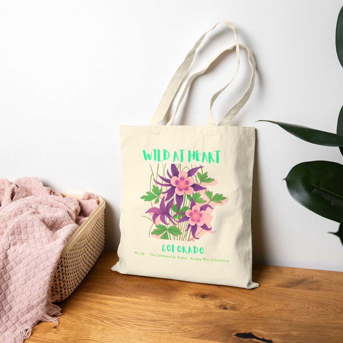 Colorado Wild at Heart Tote Bag