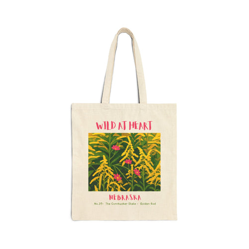 Nebraska Wild at Heart Tote Bag