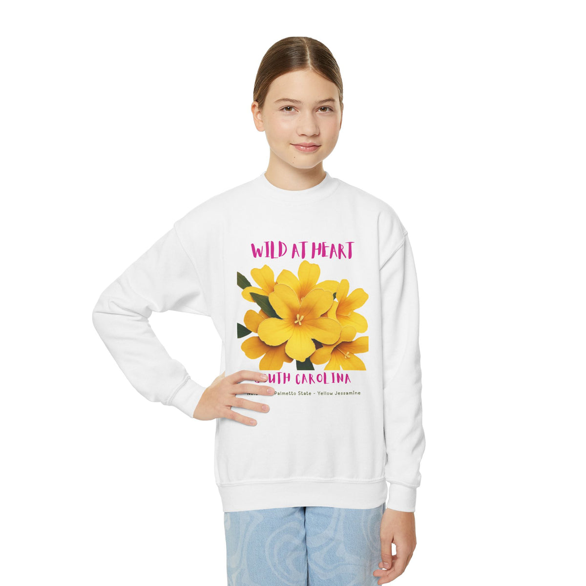 South Carolina Wild at Heart Youth Crewneck Sweatshirt