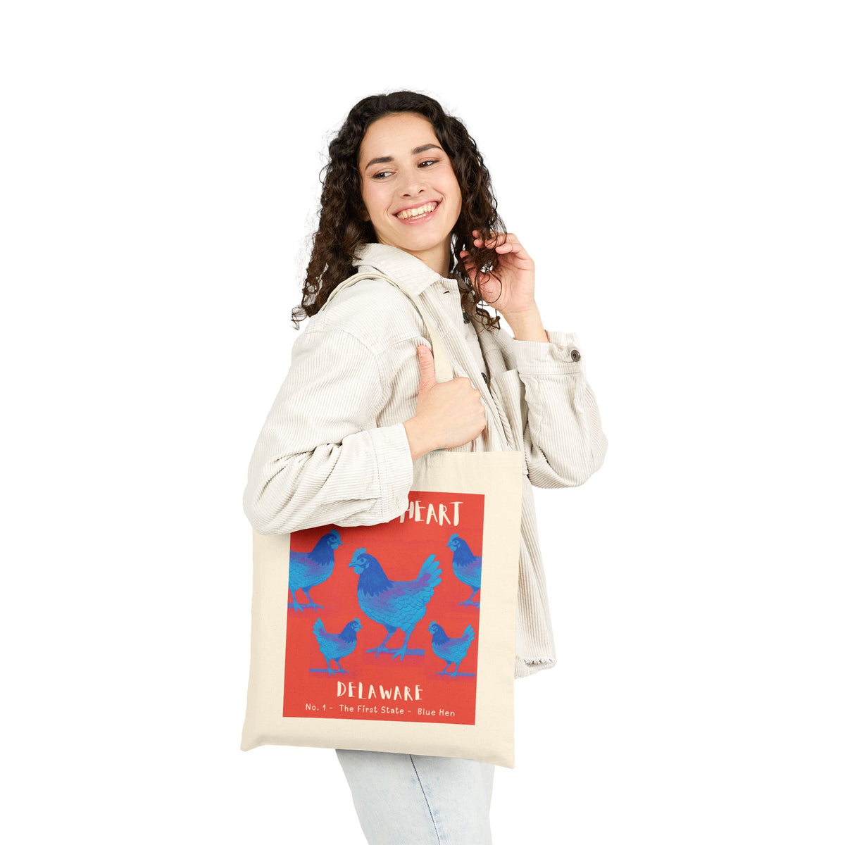 Delaware Wild at Heart Tote Bag