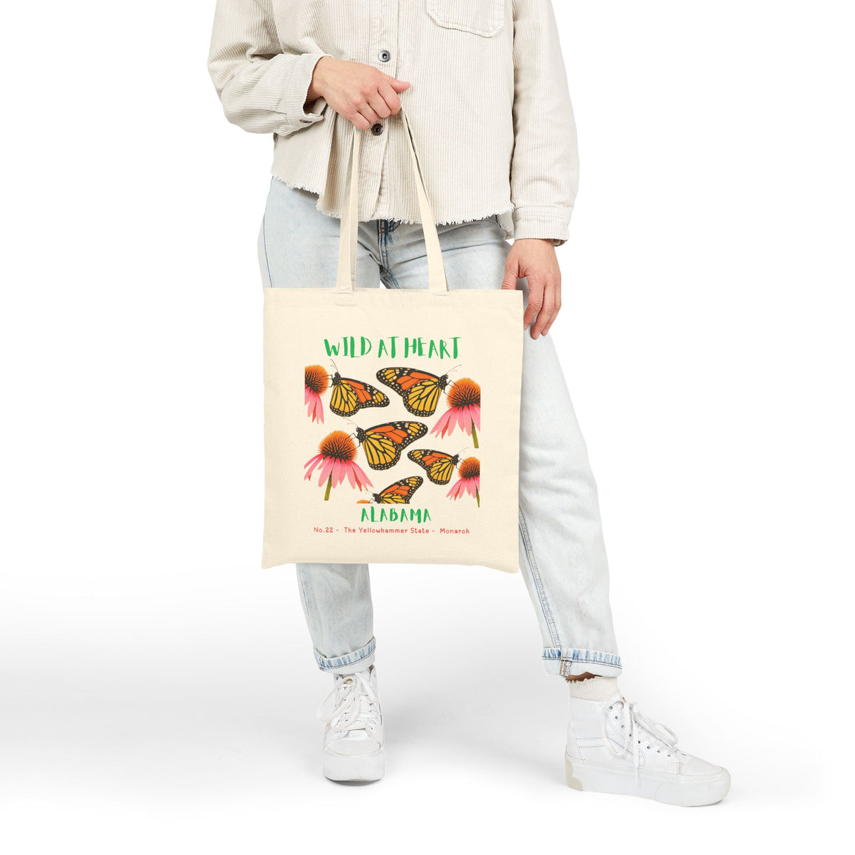 Alabama Wild at Heart Tote Bag