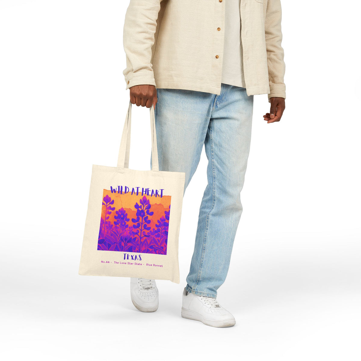 Texas Wild at Heart Tote Bag