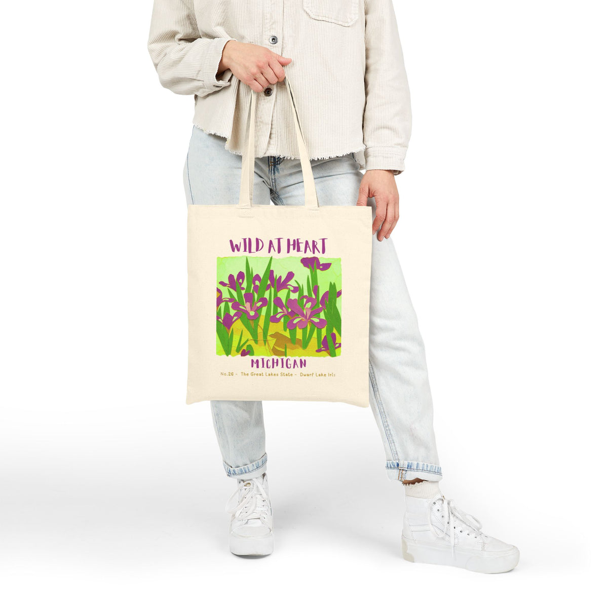 Michigan Wild at Heart Tote Bag