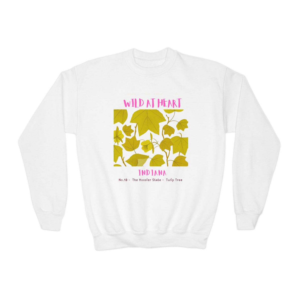 Indiana Wild at Heart Youth Crewneck Sweatshirt