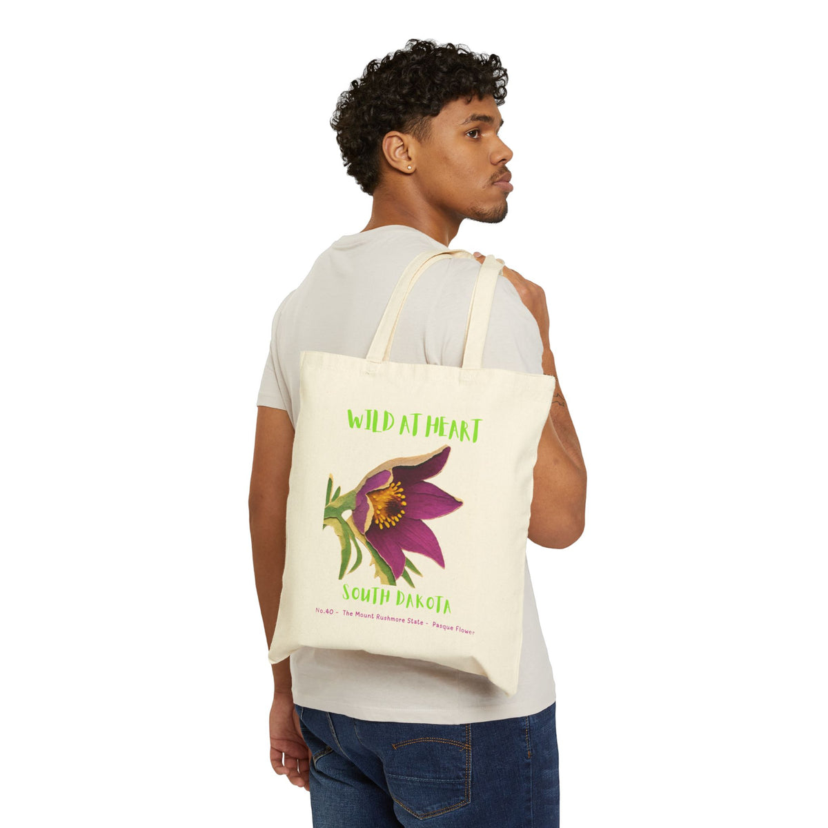 South Dakota Wild at Heart Tote Bag