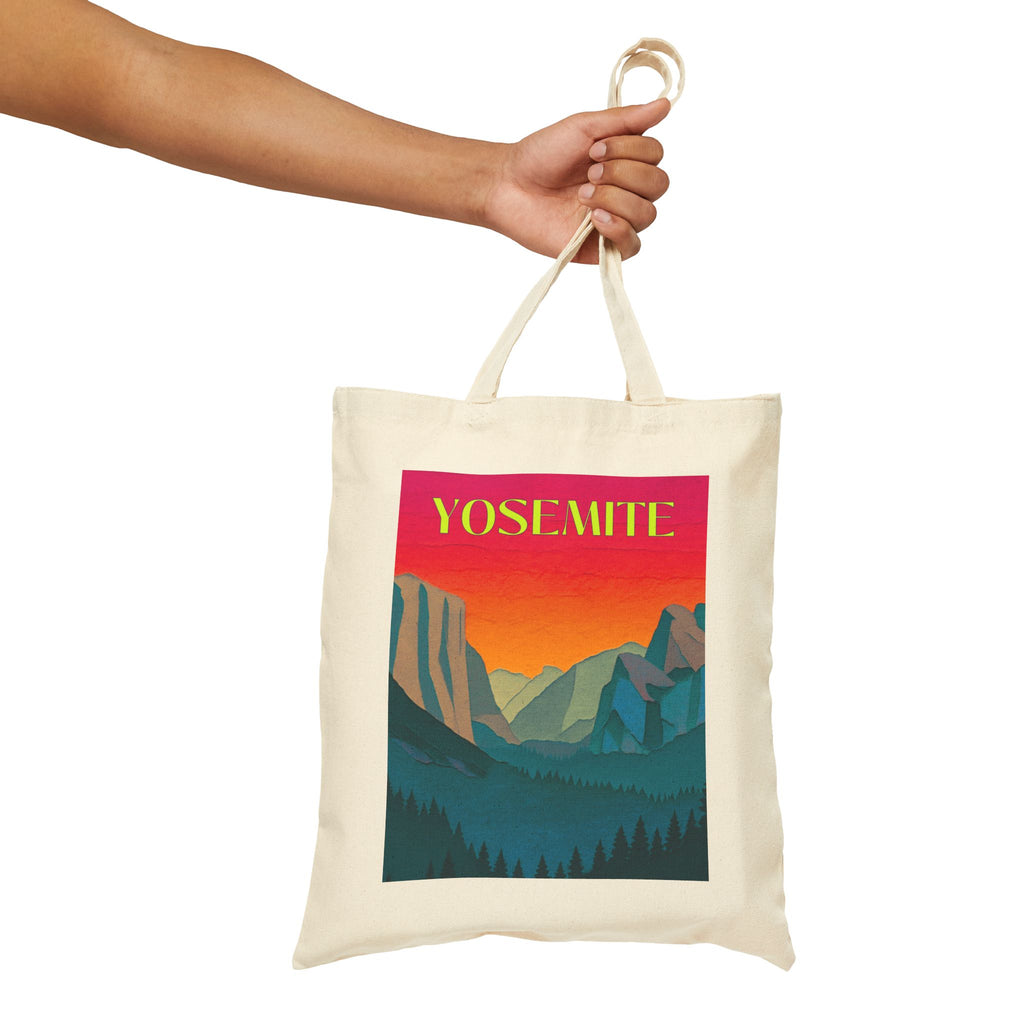 Wild At Heart Yosemite Tote Bag — Vintage National Park Canvas Tote