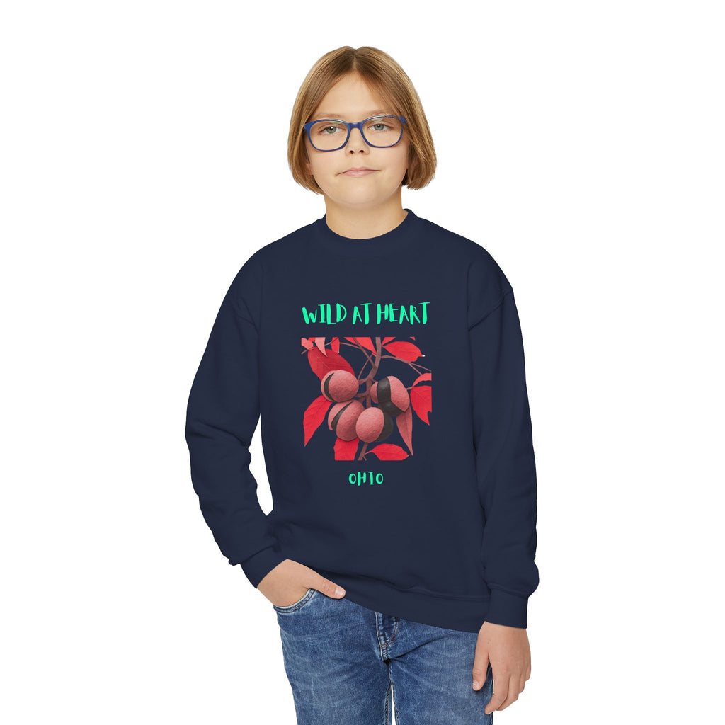 Ohio Wild at Heart Youth Crewneck Sweatshirt