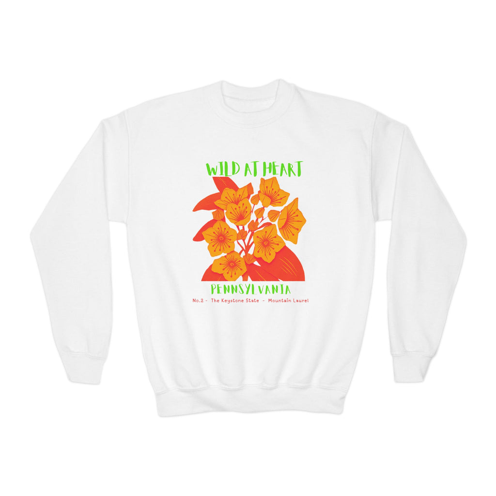 Pennsylvania Wild at Heart Youth Crewneck Sweatshirt