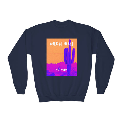 Arizona Wild at Heart Youth Crewneck Sweatshirt