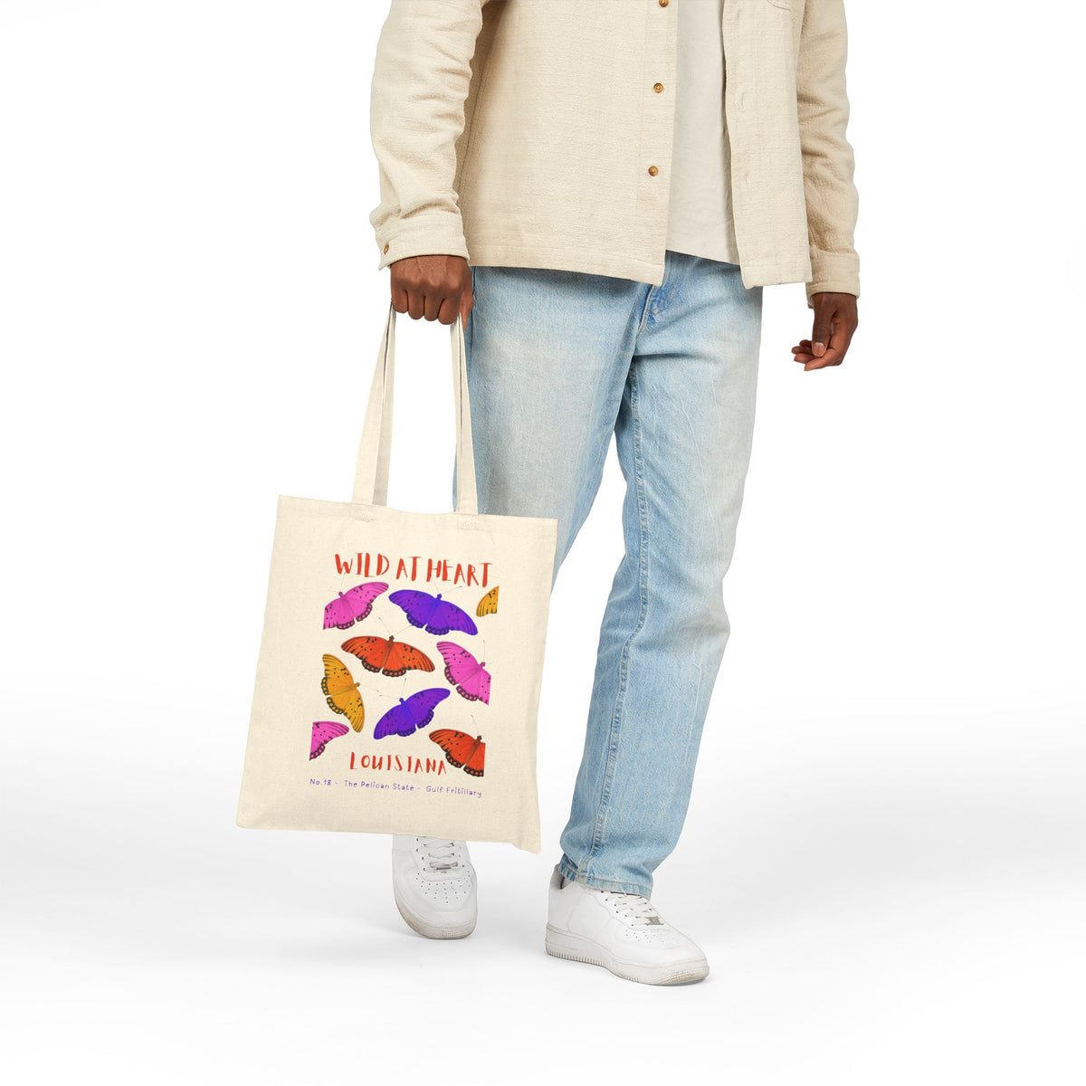 Louisiana Wild at Heart Tote Bag