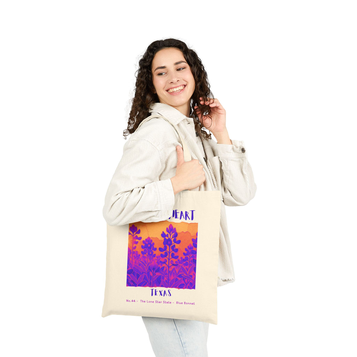 Wild at Heart Texas Tote Bag – Canvas Nature Explorer Tote, Kids Adventure Gift