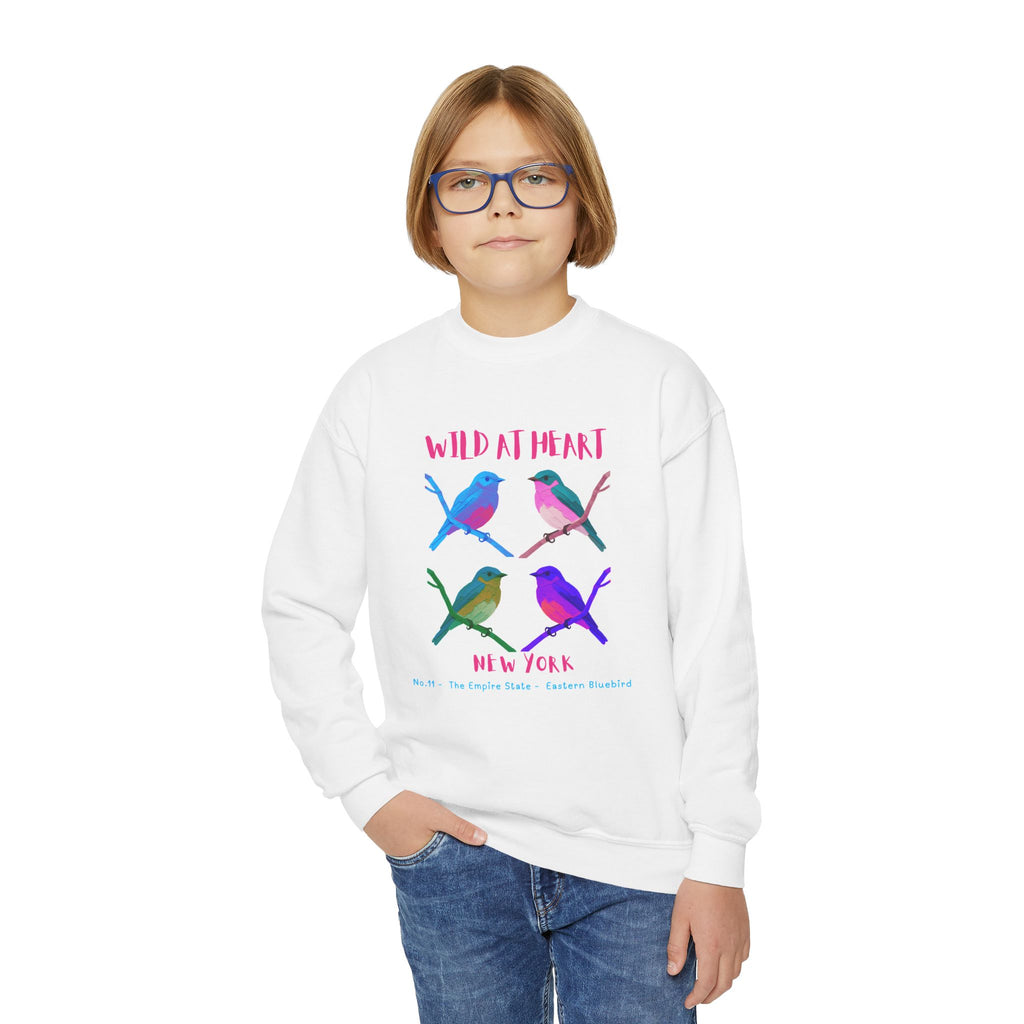 New York Wild at Heart Youth Crewneck Sweatshirt