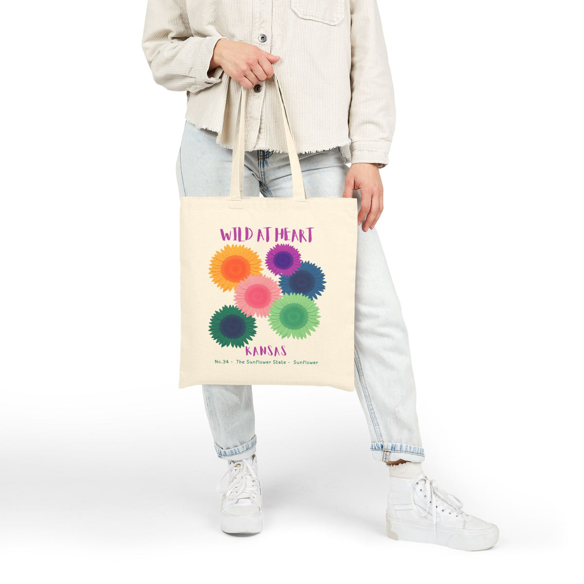 Kansas Wild at Heart Tote Bag