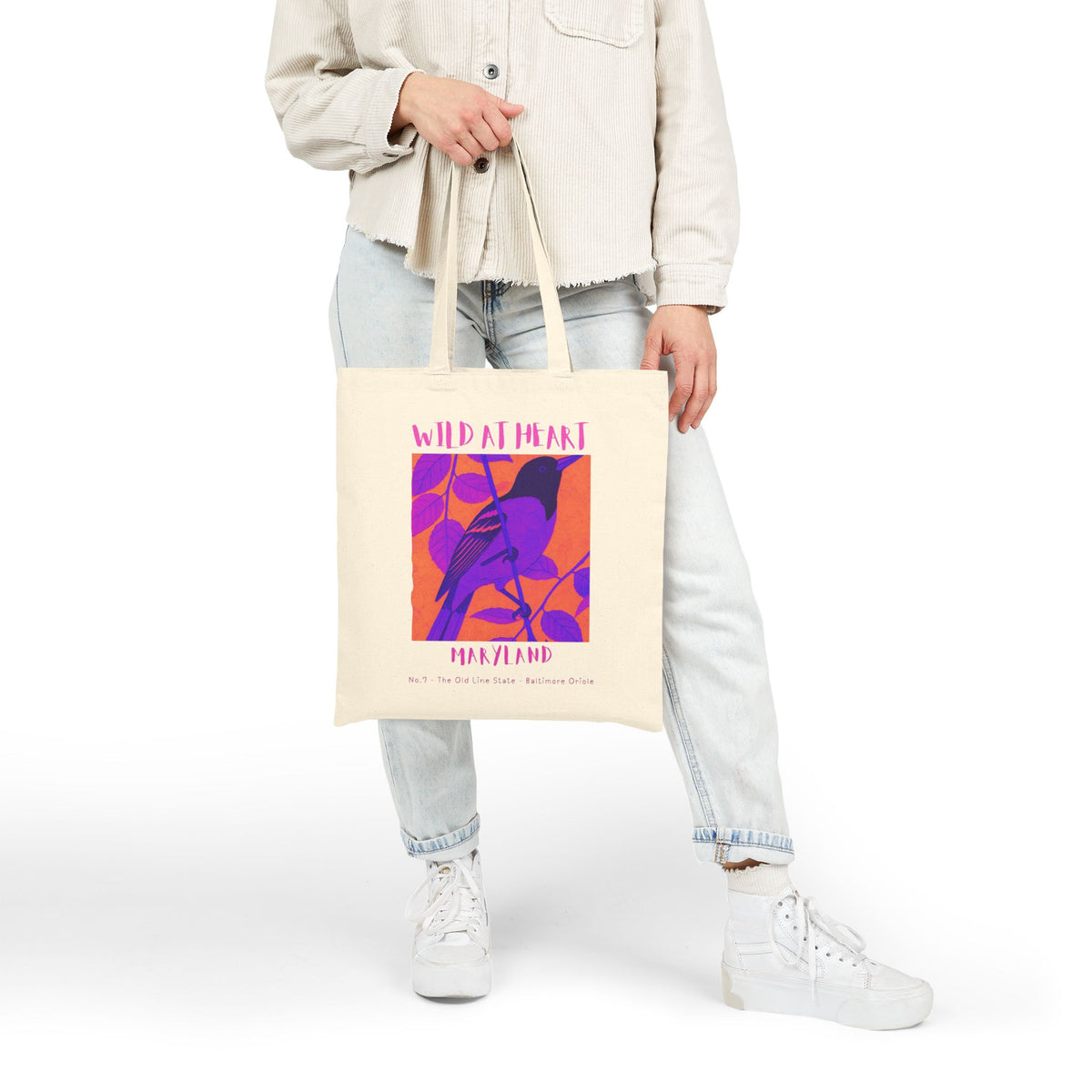 Maryland Wild at Heart Tote Bag