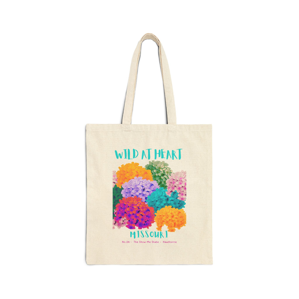Wild at Heart Missouri Tote Bag – Canvas Nature Explorer Tote, Kids Adventure Gift