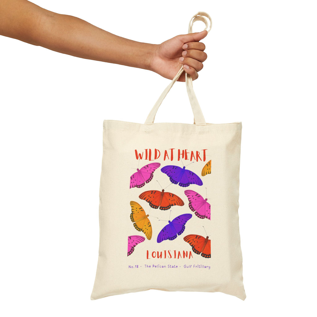 Louisiana Wild at Heart Tote Bag